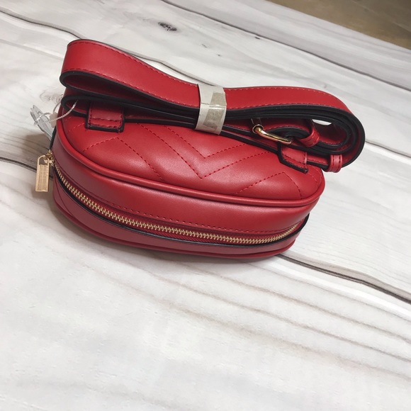 Red fanny pack Boston belt bag - Picture 3 of 8